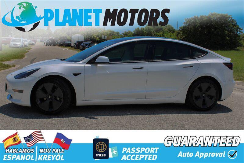 used 2021 Tesla Model 3 car, priced at $23,499
