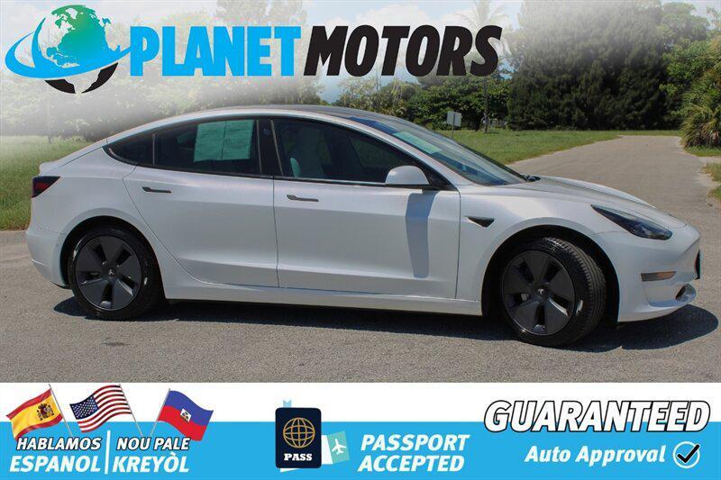 used 2021 Tesla Model 3 car, priced at $23,499