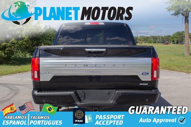 used 2018 Ford F-150 car, priced at $39,999