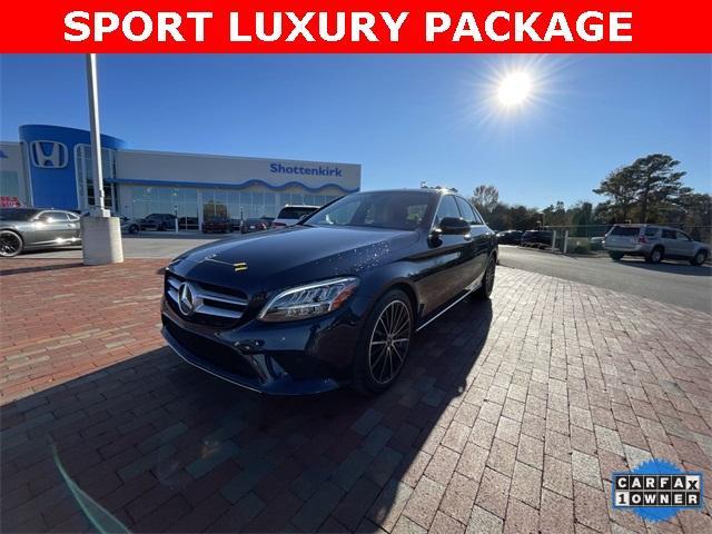 used 2021 Mercedes-Benz C-Class car, priced at $29,989