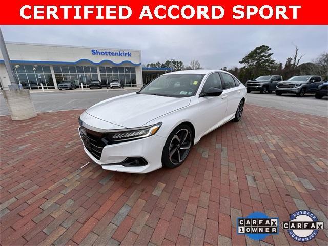 used 2021 Honda Accord car, priced at $24,988