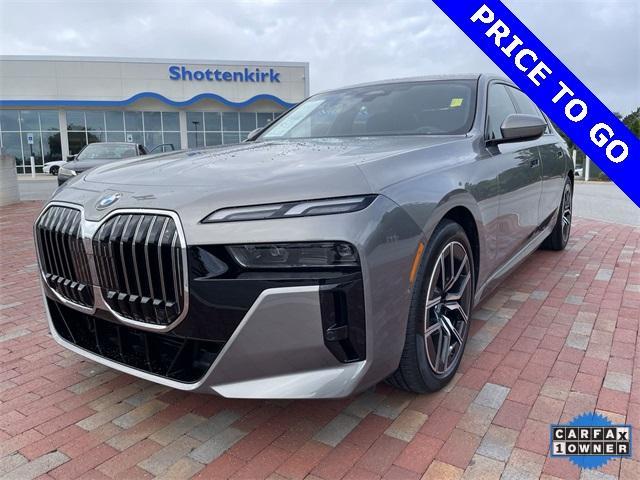 used 2024 BMW 740 car, priced at $66,747