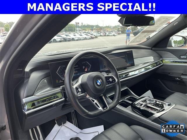 used 2024 BMW 740 car, priced at $68,998