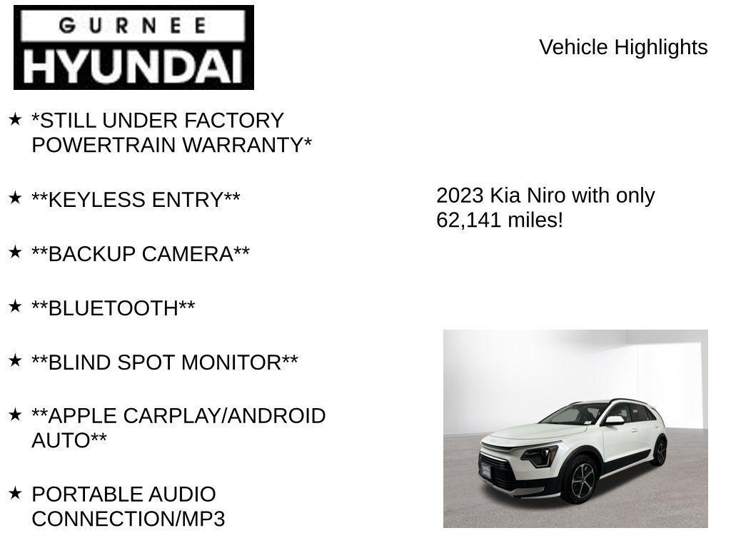 used 2023 Kia Niro car, priced at $17,544