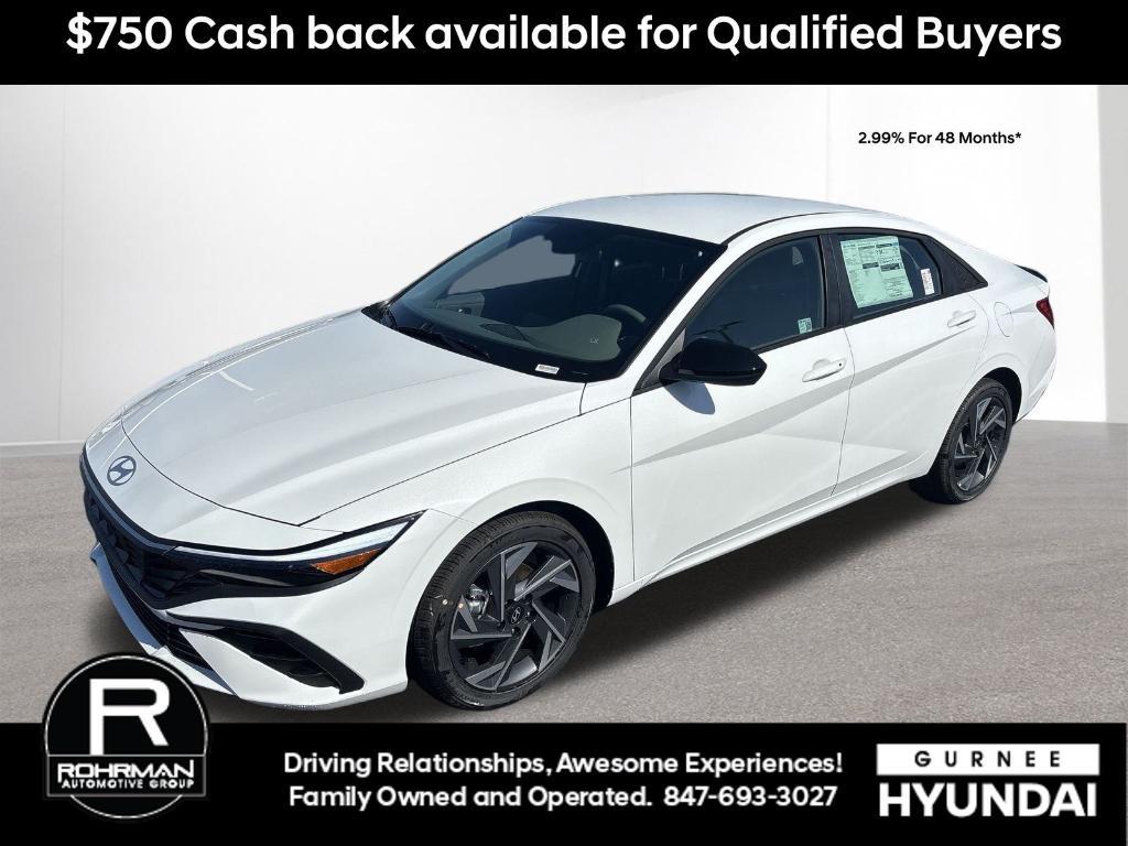new 2025 Hyundai Elantra car, priced at $24,265