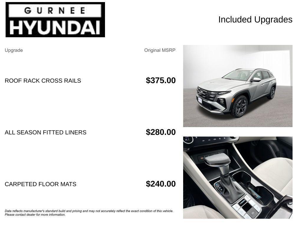new 2026 Hyundai Tucson car, priced at $31,195