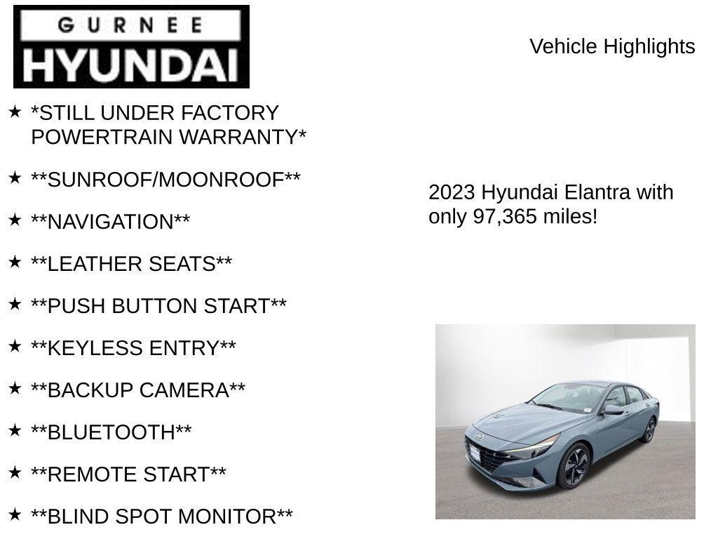 used 2023 Hyundai Elantra car, priced at $16,466