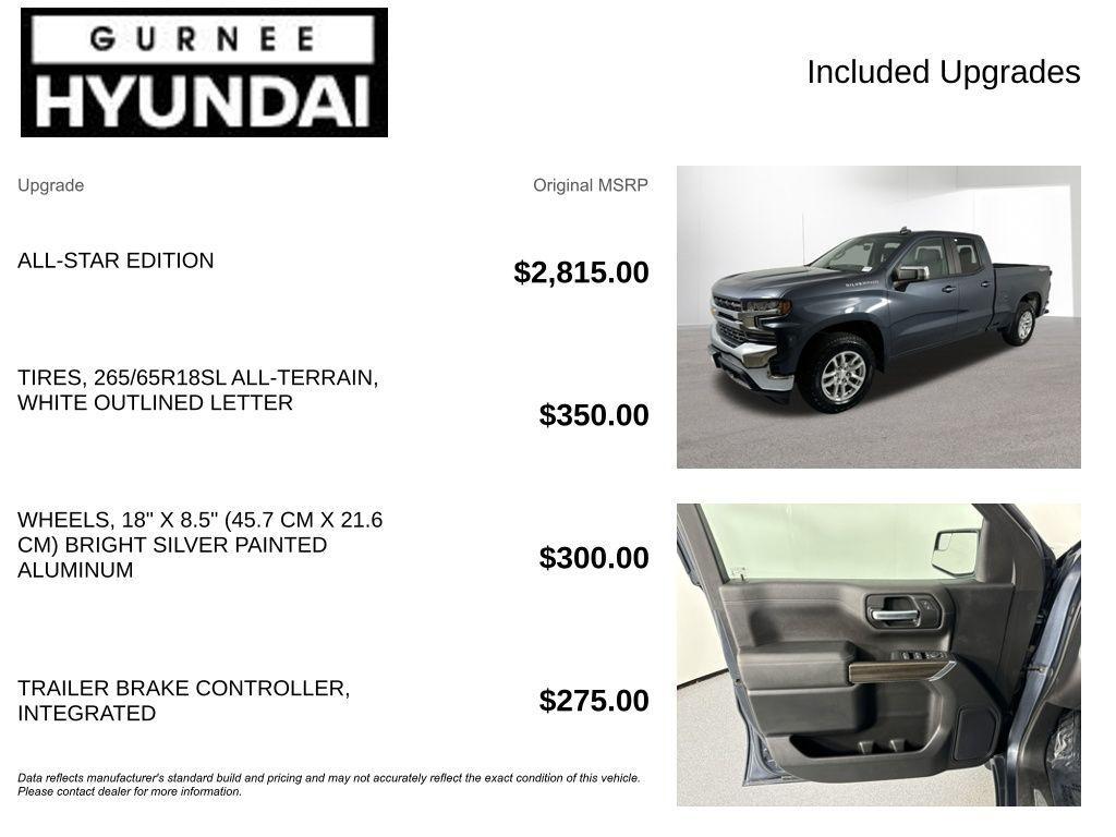 used 2020 Chevrolet Silverado 1500 car, priced at $26,476