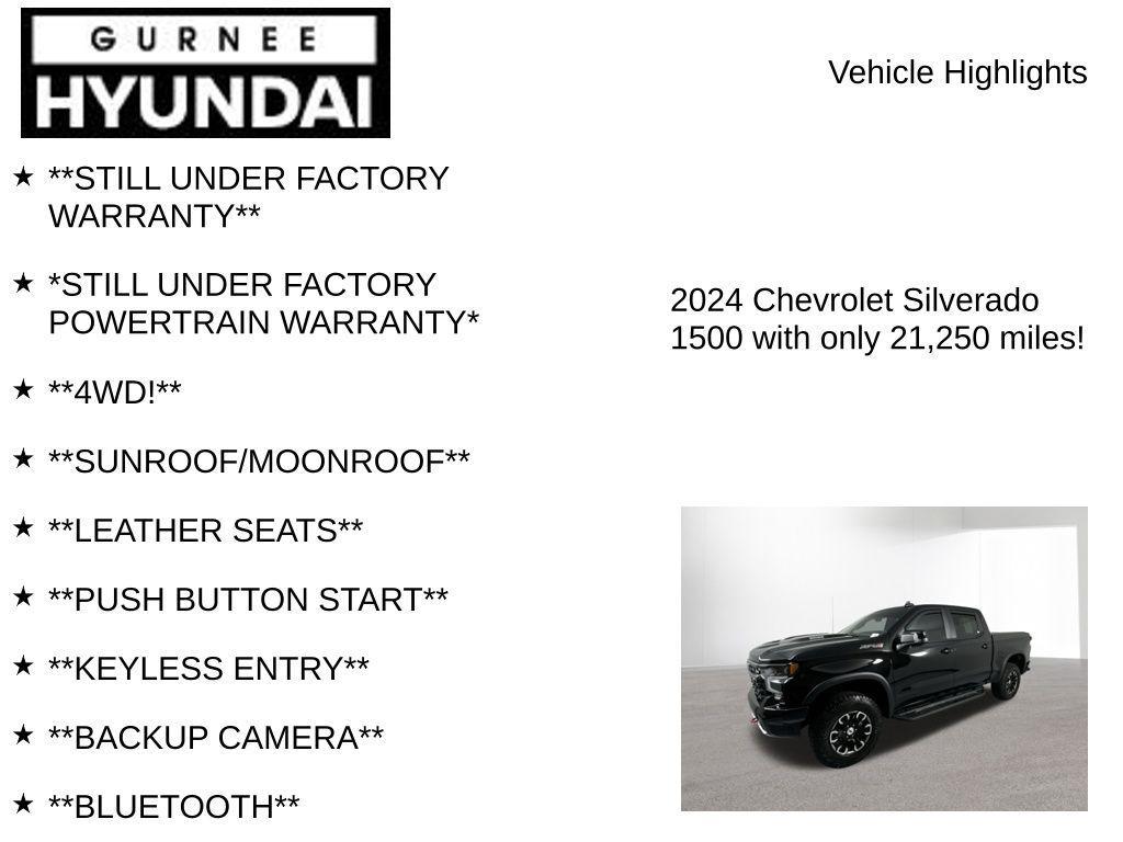used 2024 Chevrolet Silverado 1500 car, priced at $57,520