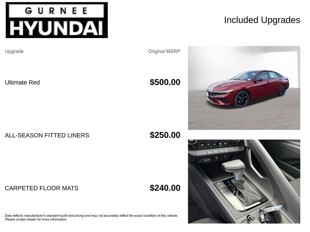 new 2026 Hyundai Elantra car, priced at $25,034