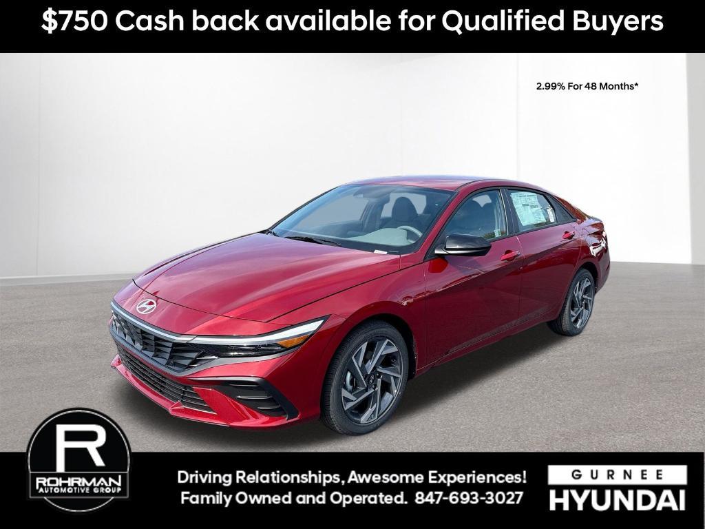 new 2025 Hyundai Elantra car, priced at $24,333