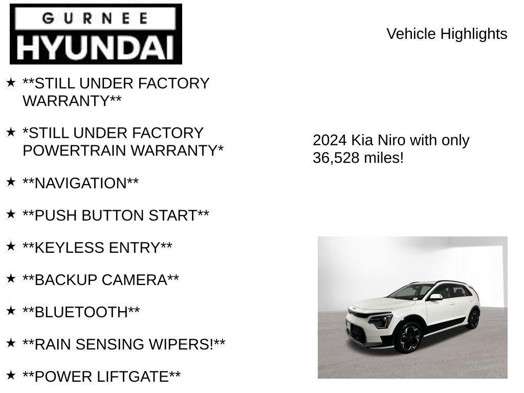 used 2024 Kia Niro EV car, priced at $17,729