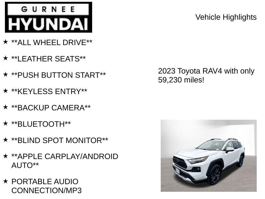 used 2023 Toyota RAV4 car, priced at $27,409