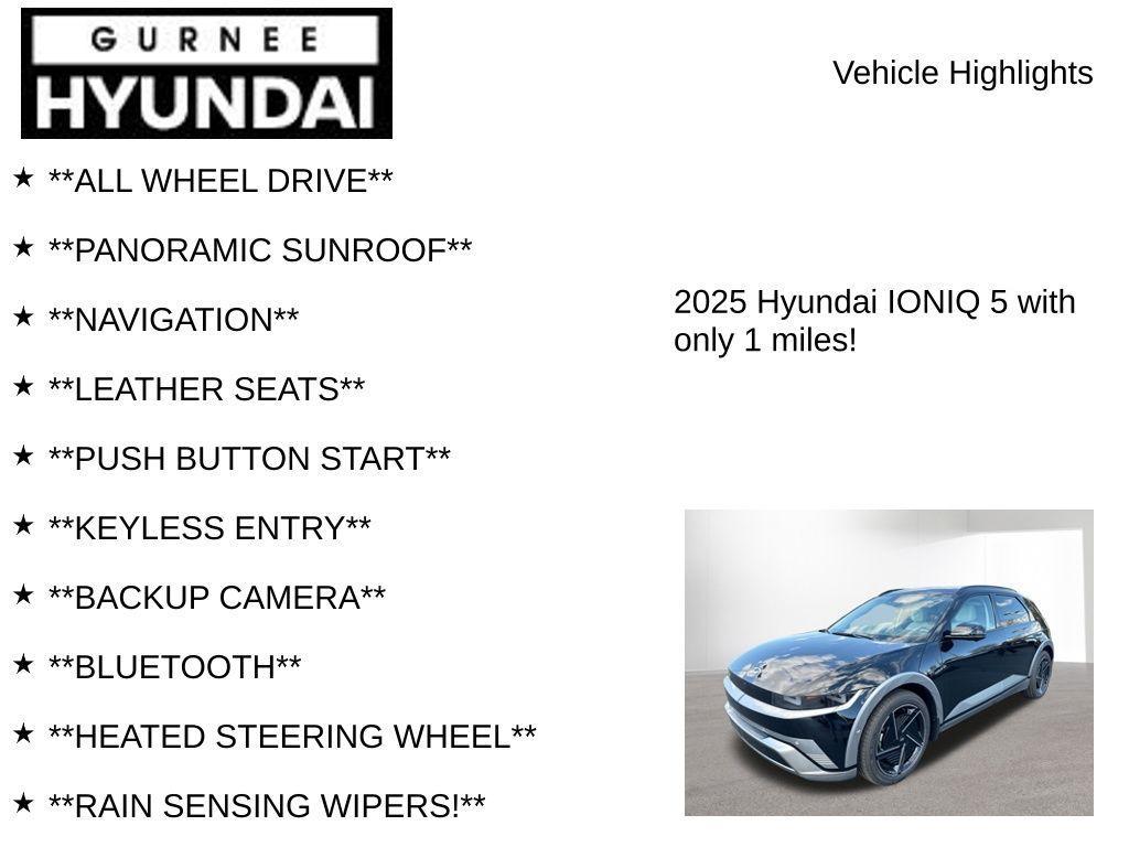 new 2025 Hyundai IONIQ 5 car, priced at $49,371