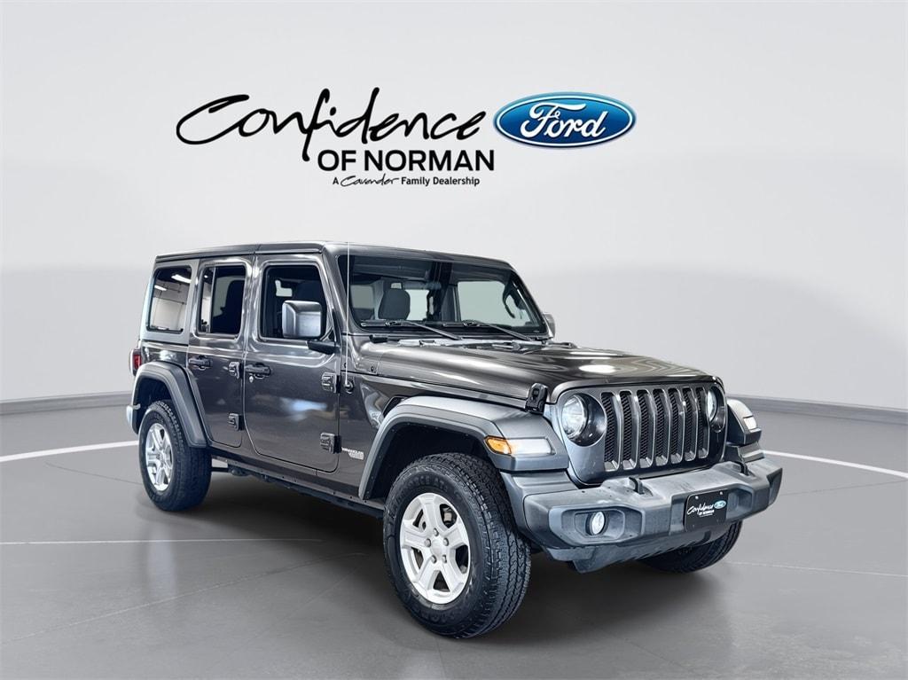 used 2018 Jeep Wrangler Unlimited car, priced at $21,592