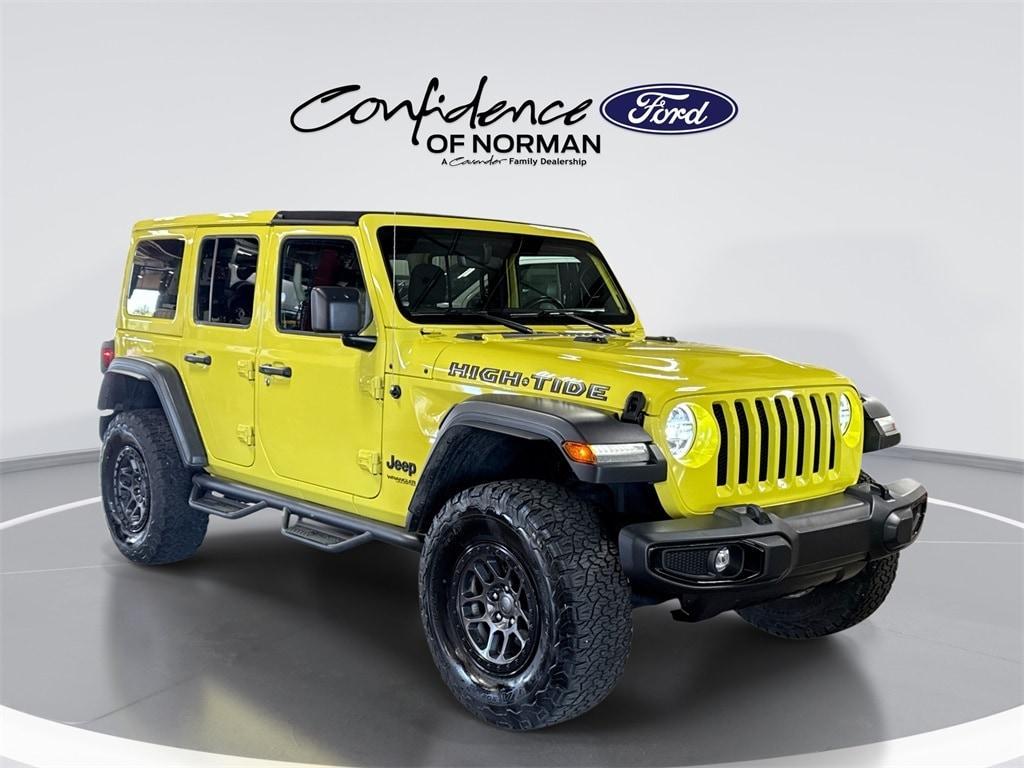 used 2022 Jeep Wrangler Unlimited car, priced at $32,131