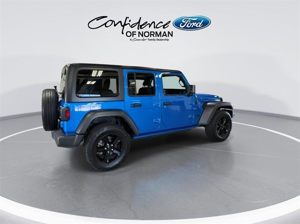 used 2021 Jeep Wrangler Unlimited car, priced at $29,225