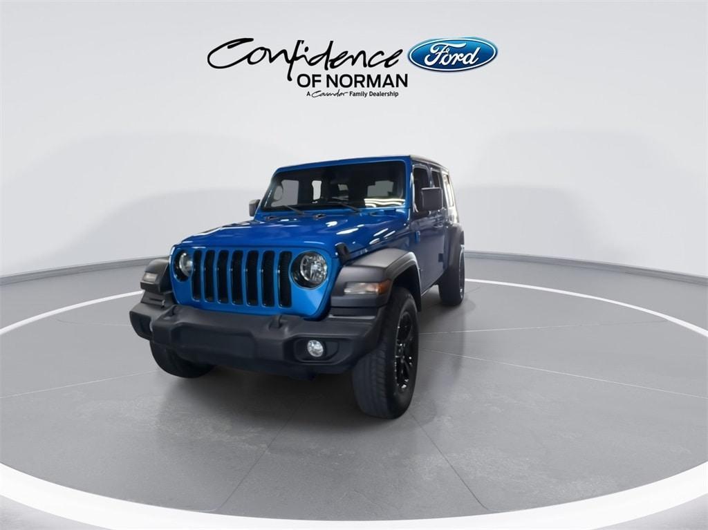 used 2021 Jeep Wrangler Unlimited car, priced at $29,225