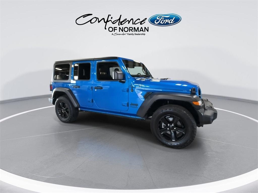 used 2021 Jeep Wrangler Unlimited car, priced at $29,225