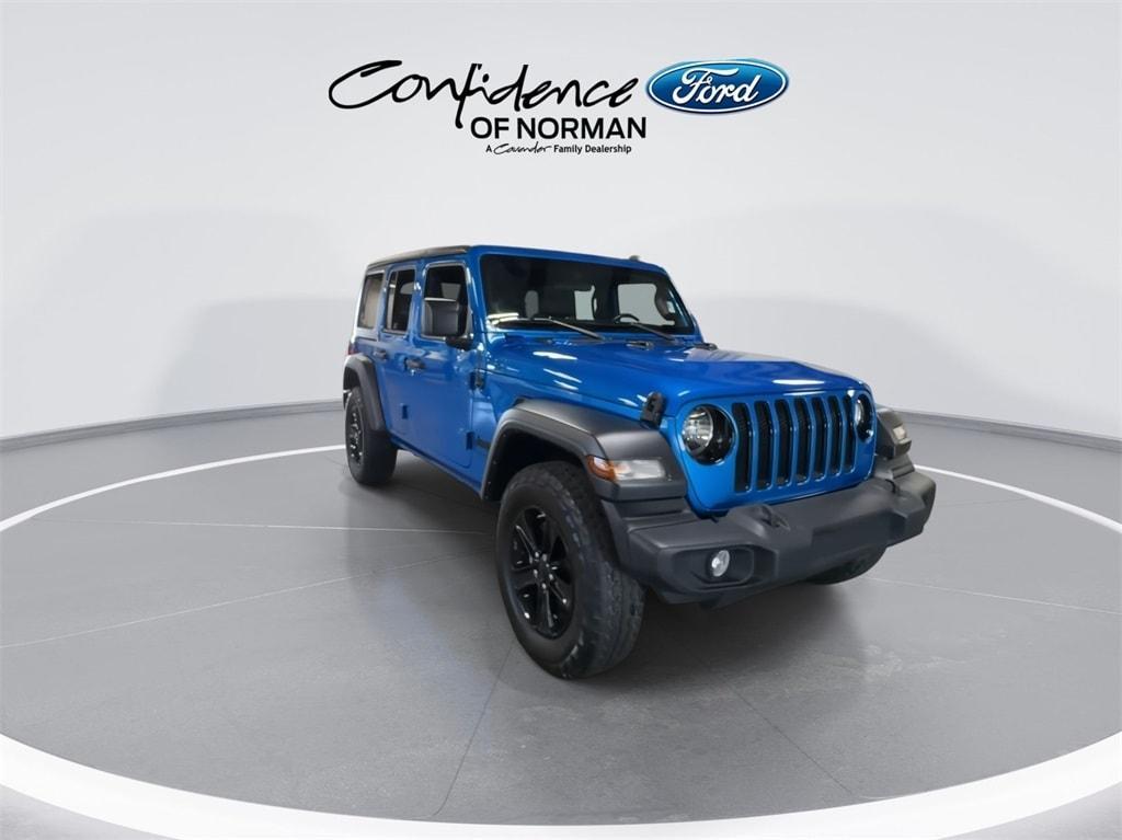 used 2021 Jeep Wrangler Unlimited car, priced at $29,225