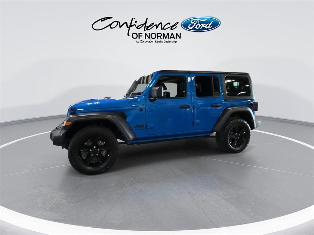 used 2021 Jeep Wrangler Unlimited car, priced at $29,225