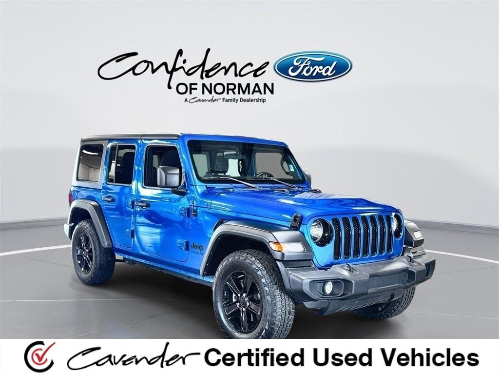 used 2021 Jeep Wrangler Unlimited car, priced at $29,225