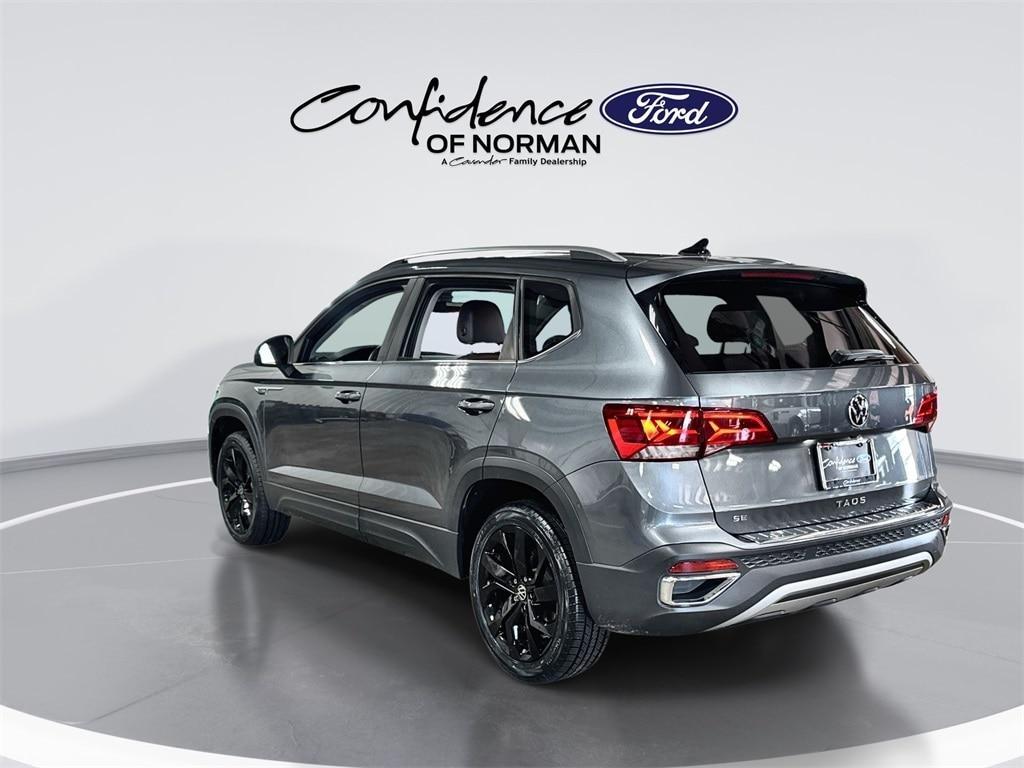 used 2023 Volkswagen Taos car, priced at $18,257