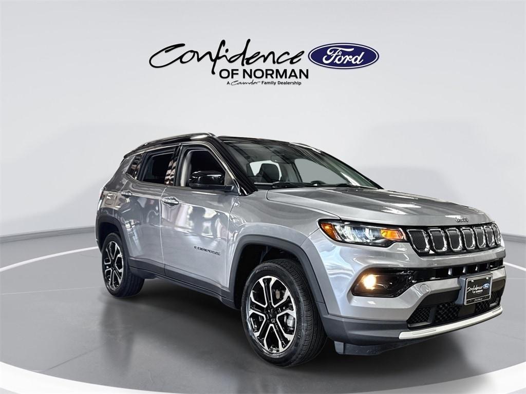 used 2022 Jeep Compass car, priced at $23,987