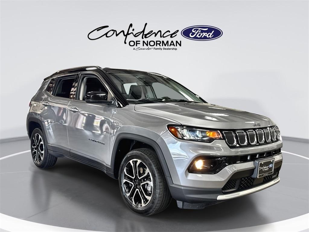 used 2022 Jeep Compass car, priced at $23,987