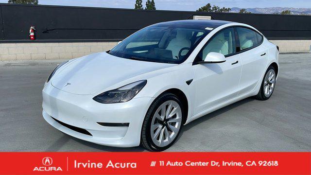 used 2022 Tesla Model 3 car, priced at $22,991