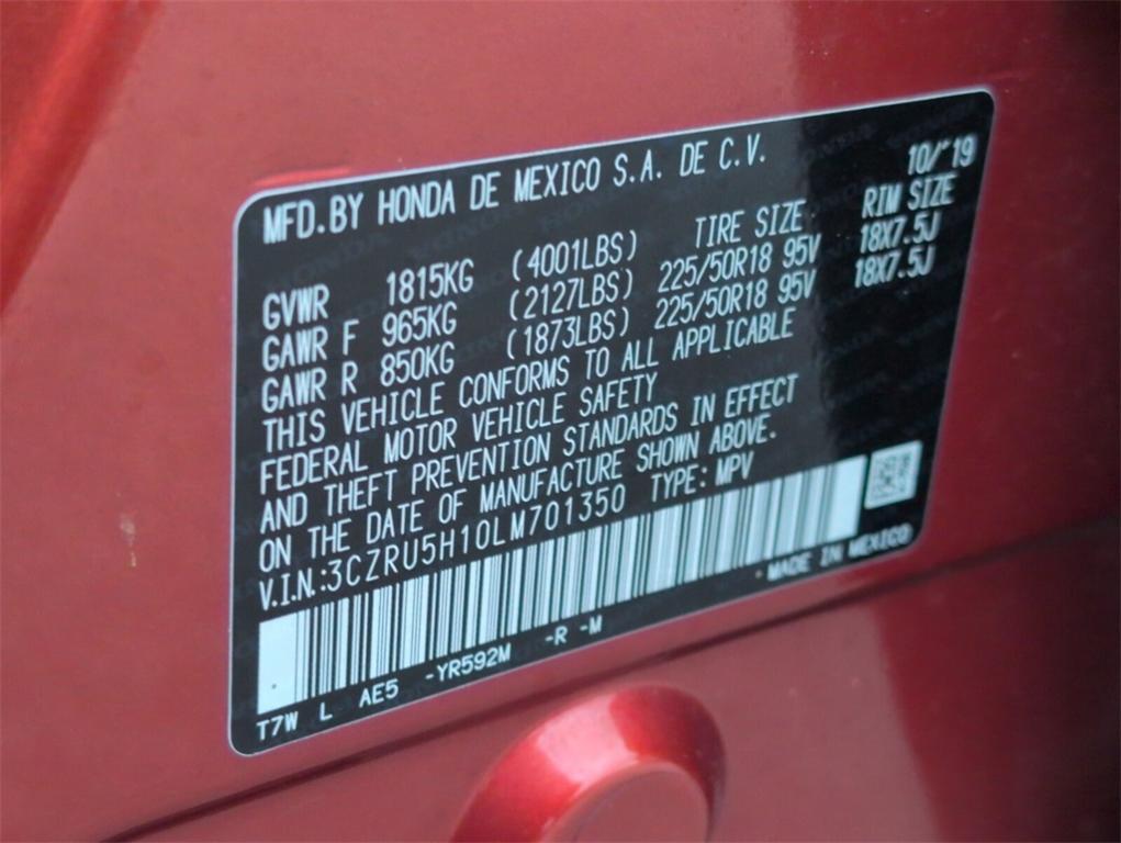 used 2020 Honda HR-V car, priced at $17,988