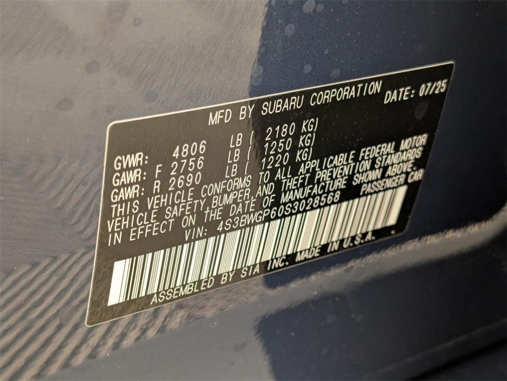 new 2025 Subaru Legacy car, priced at $40,620