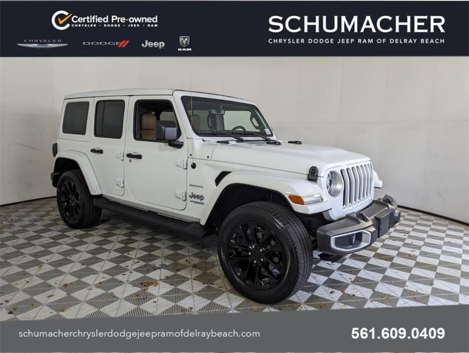 used 2021 Jeep Wrangler Unlimited 4xe car, priced at $42,498