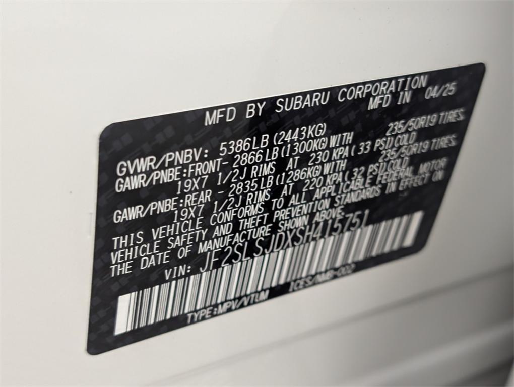 new 2025 Subaru Forester Hybrid car, priced at $42,026