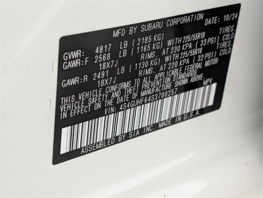used 2025 Subaru Crosstrek car, priced at $29,000