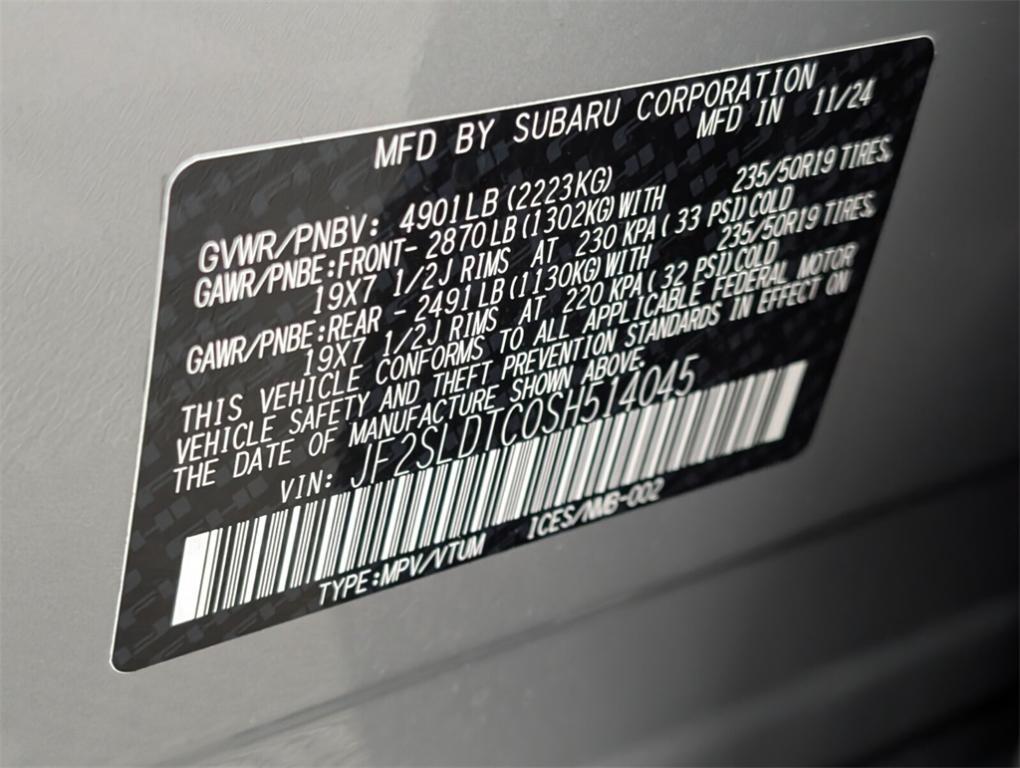 used 2025 Subaru Forester car, priced at $37,500