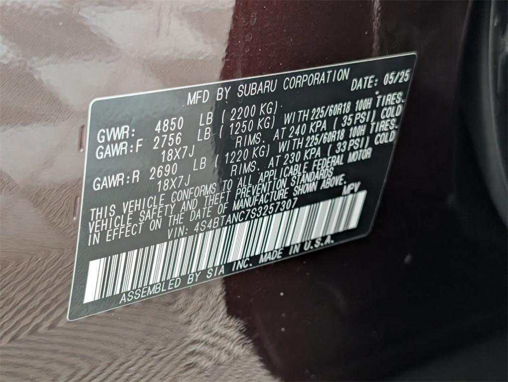 new 2025 Subaru Outback car, priced at $40,678