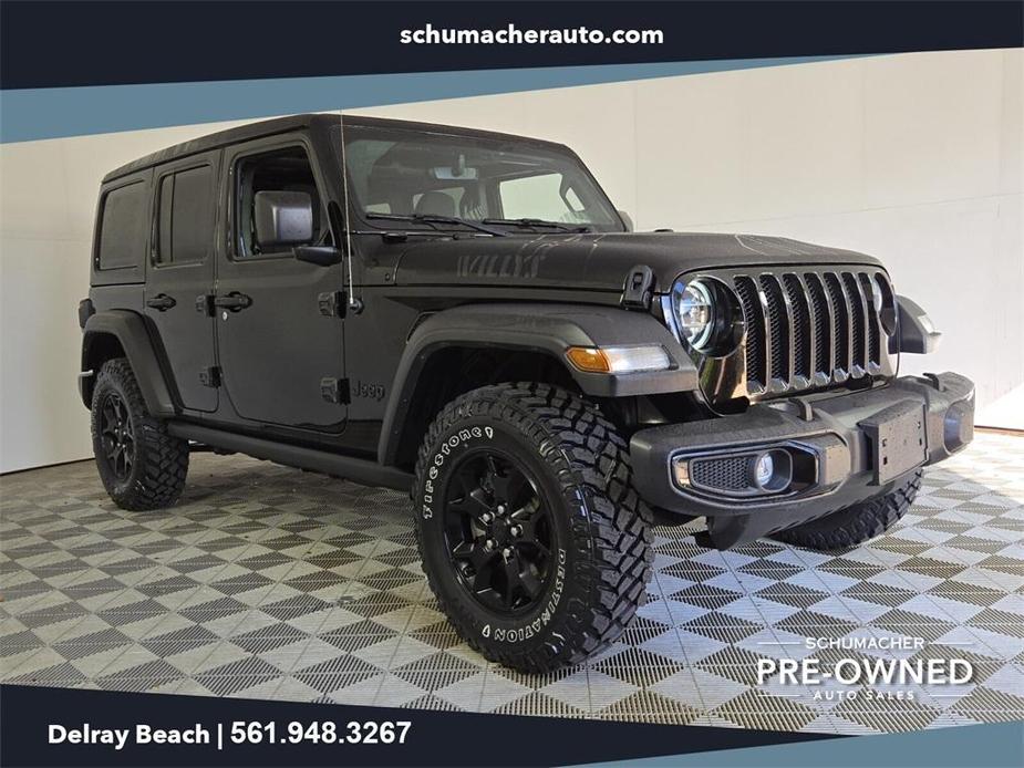 used 2021 Jeep Wrangler Unlimited car, priced at $34,998