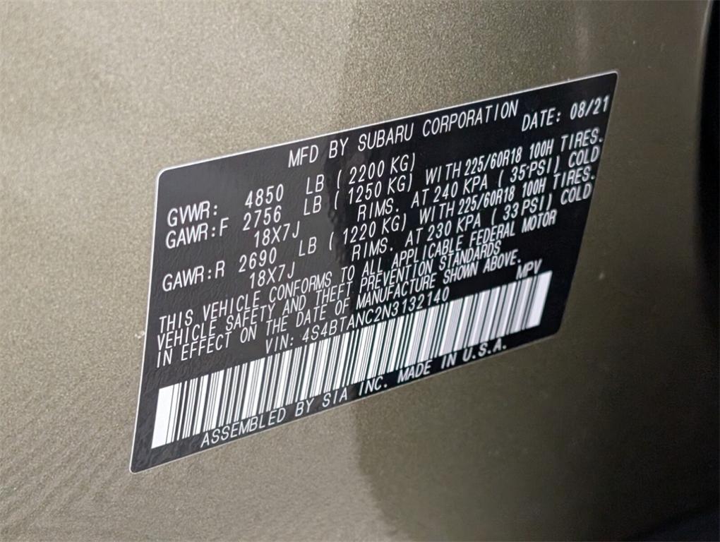 used 2022 Subaru Outback car, priced at $26,000
