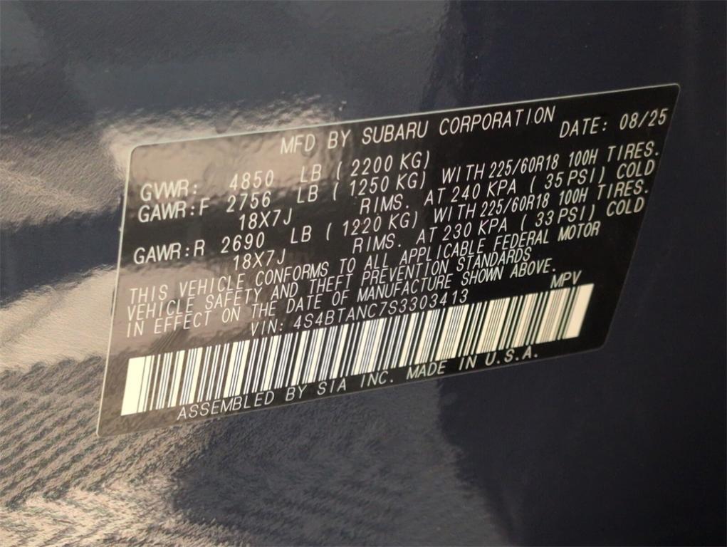 new 2025 Subaru Outback car, priced at $41,326