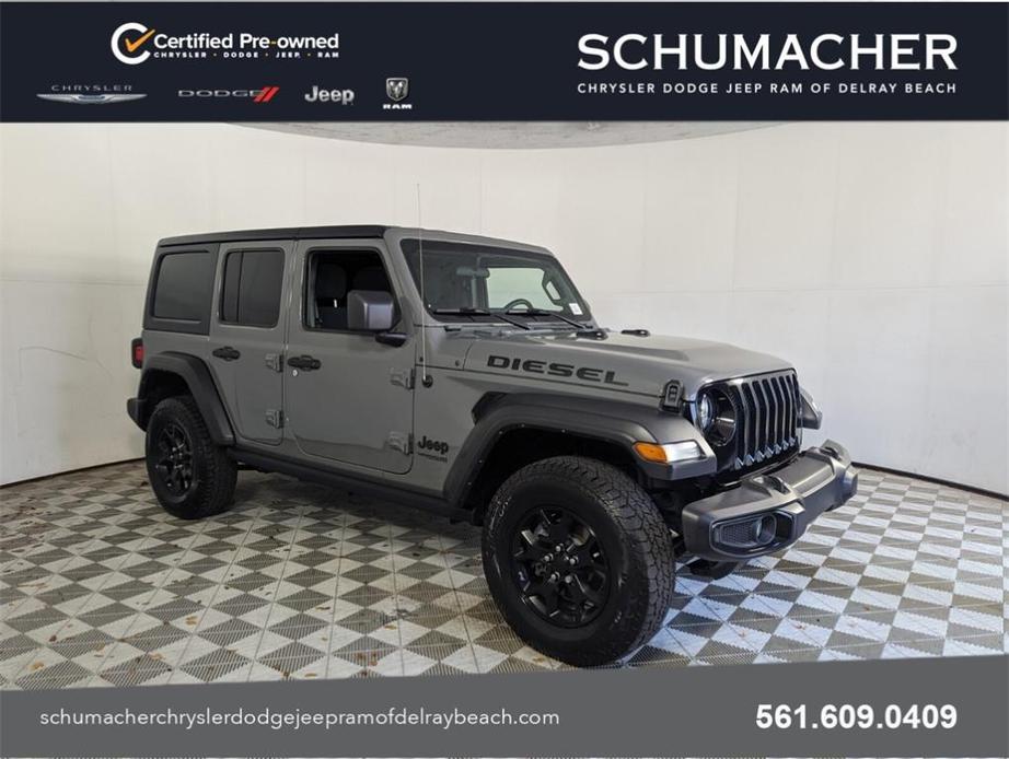 used 2022 Jeep Wrangler Unlimited car, priced at $34,988