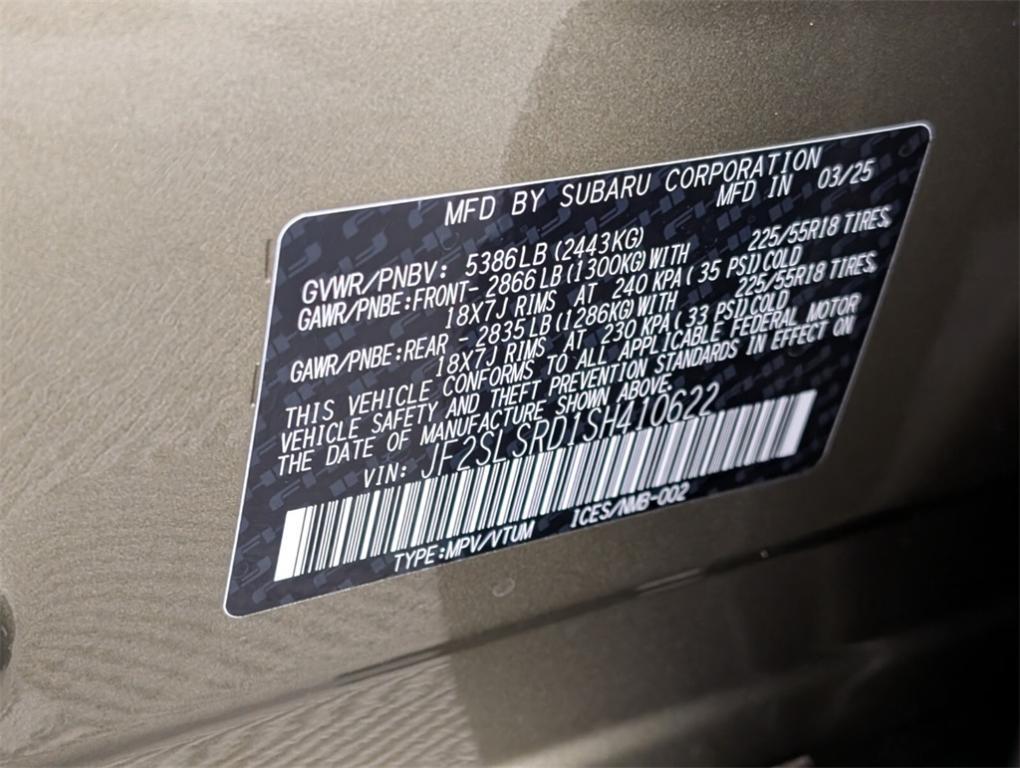 new 2025 Subaru Forester Hybrid car, priced at $41,710