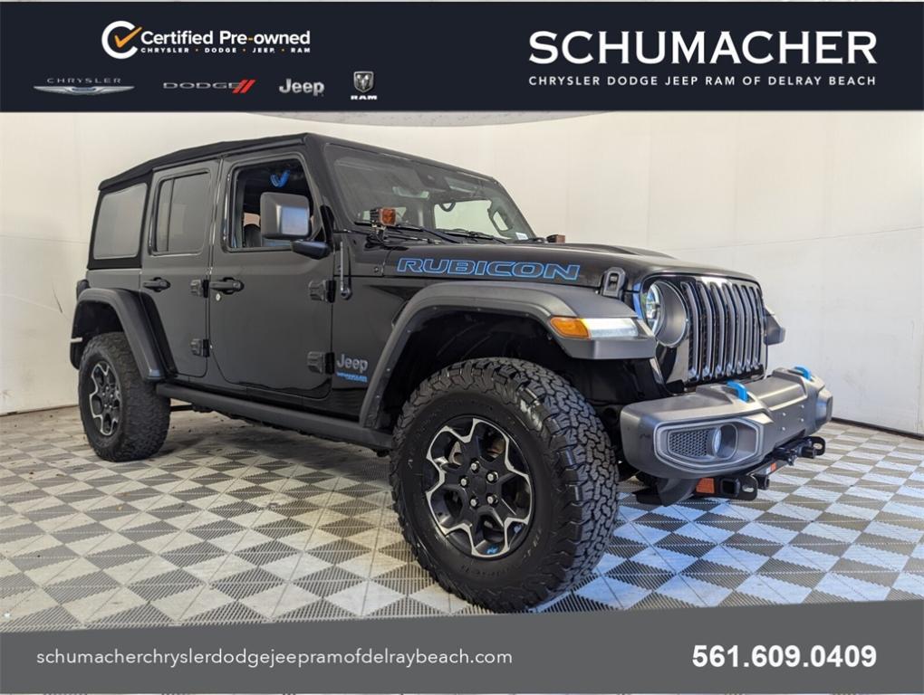 used 2022 Jeep Wrangler Unlimited 4xe car, priced at $36,988