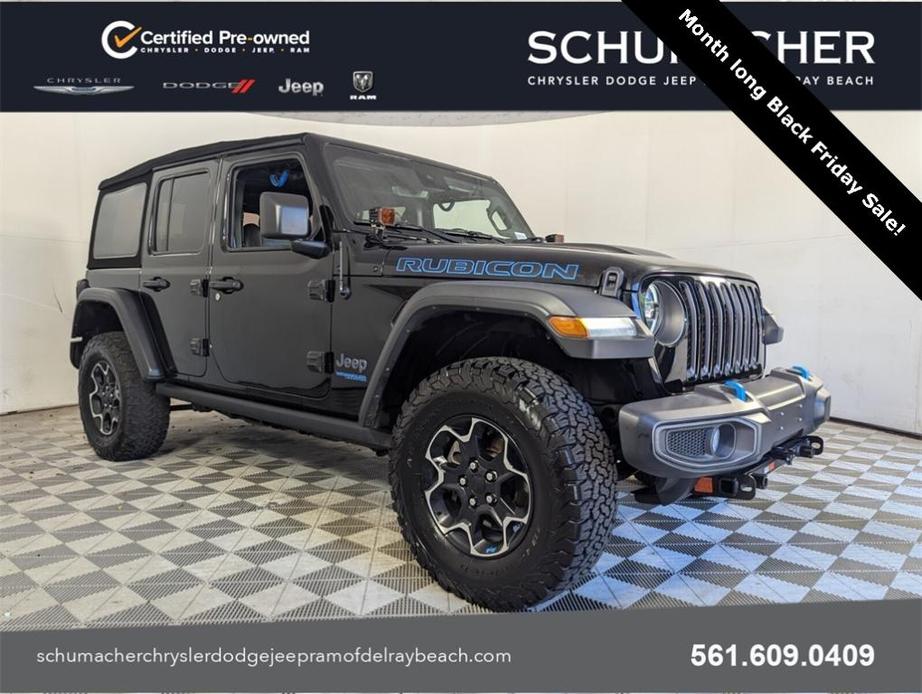 used 2022 Jeep Wrangler Unlimited 4xe car, priced at $43,988