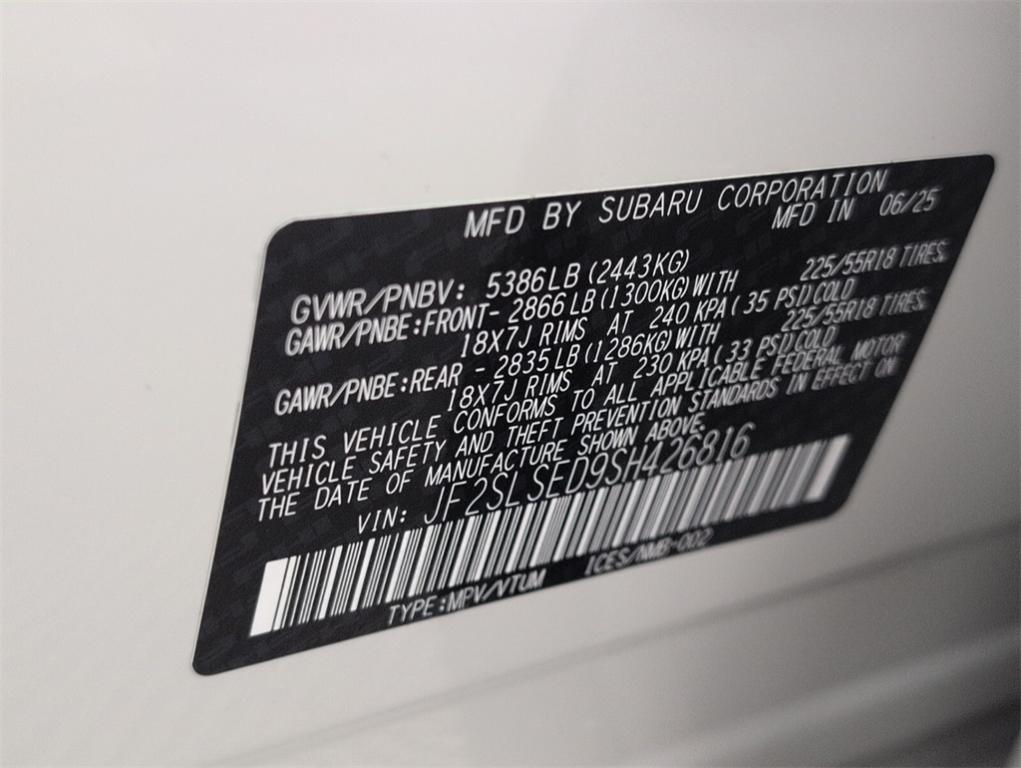 new 2025 Subaru Forester Hybrid car, priced at $38,124