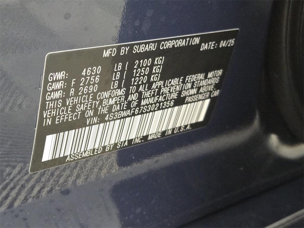 new 2025 Subaru Legacy car, priced at $31,384