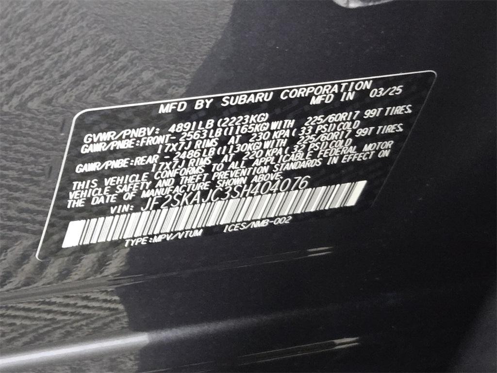 new 2025 Subaru Forester car, priced at $39,400