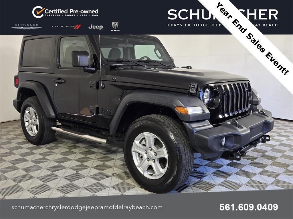 used 2021 Jeep Wrangler car, priced at $24,963
