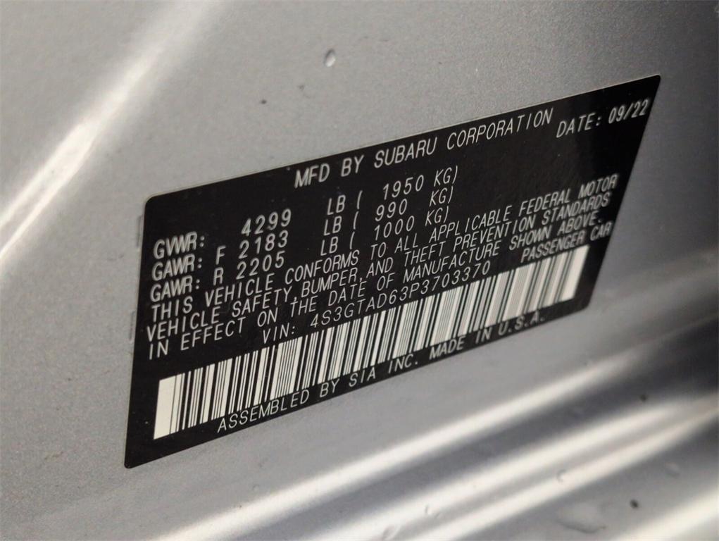 used 2023 Subaru Impreza car, priced at $22,000