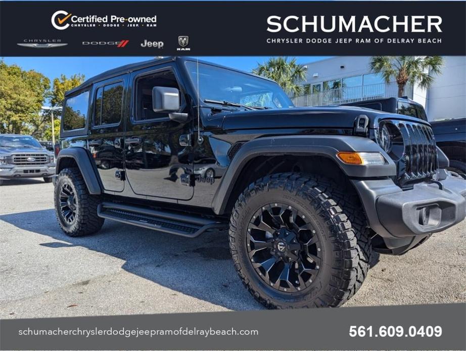 used 2022 Jeep Wrangler Unlimited car, priced at $36,298